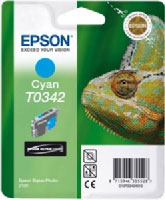 Epson UltraChrome Ink Cartridge Cyan T0342  (C13T03424020)